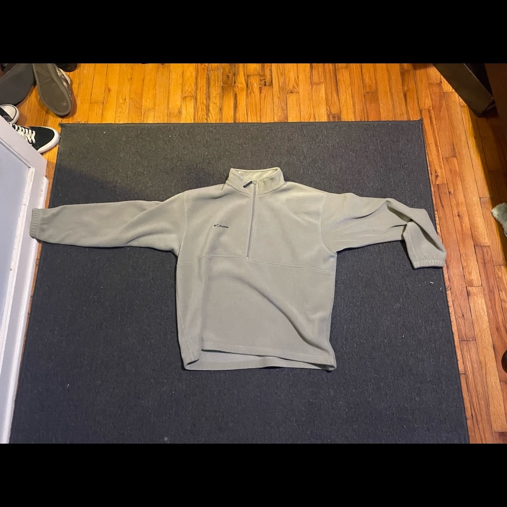 A little beat , fleece quarter zip, will wash it for you.